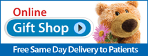 Online Gift Shop: Free same day delivery to patients